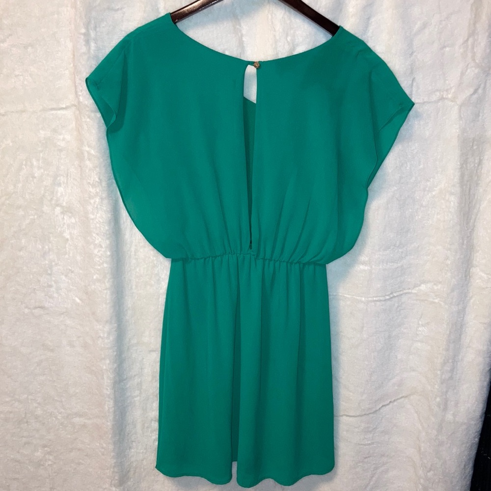 Dina Be Dress - Green, Open-back - M - Picture 3 of 8